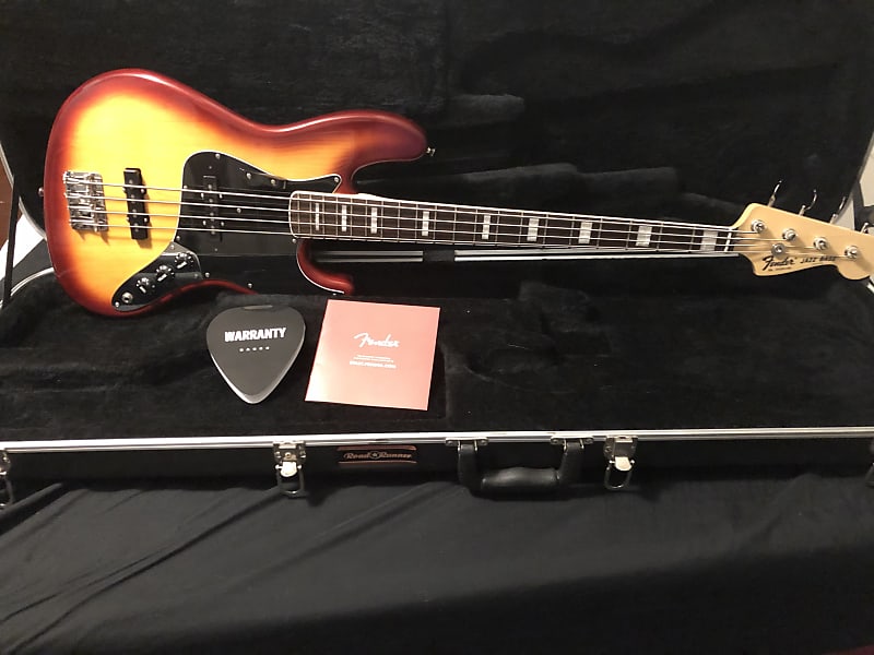 Fender Japan International Color reissue Jazz Bass Sienna | Reverb