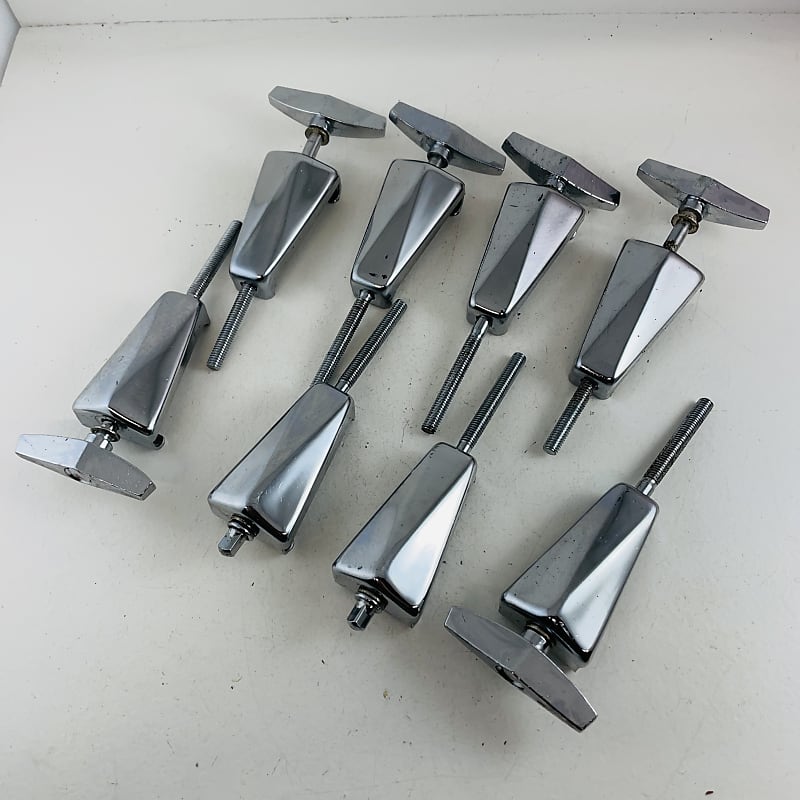 8 x Pearl Export Bass Drum Claws And Tension Rods Mid 80's Reverb