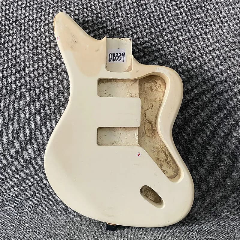 Cream Jazzmaster Style Guitar Body Reverb