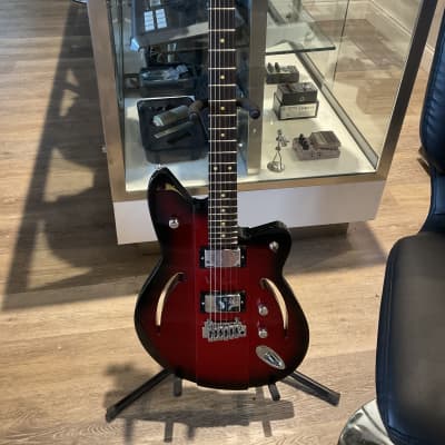 Reverend Airsonic HC with Roasted Maple Neck and Blackwood Fretboard 2010s - Metallic Red Burst for sale