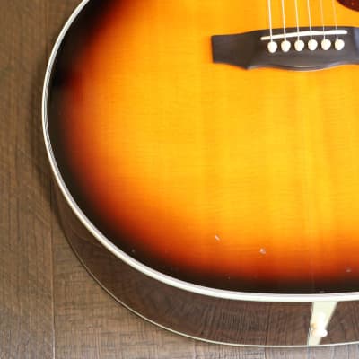Guild F-50 R Acoustic Jumbo Flat-Top Guitar Antique Sunburst + OHSC image 8