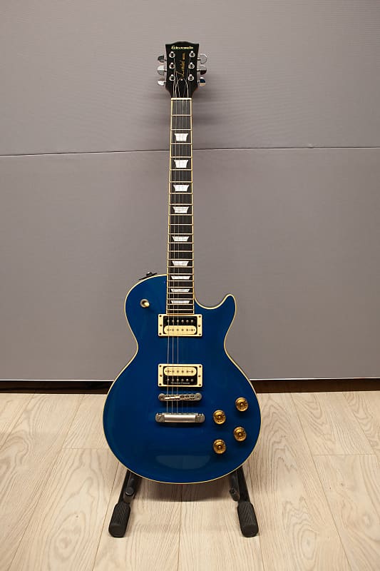 ESP Japanese Edwards Blue Les Paul Standard Gibson style 50's neck Ebony  E-LP-85 SD MIJ