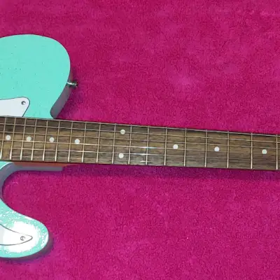 Partscaster  Telecaster Nashville  2020 Surf Green With Flakes image 1