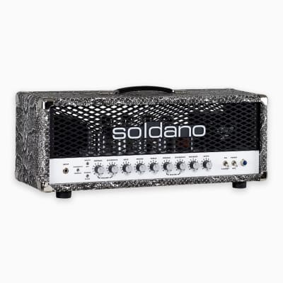 Soldano SLO-100 Custom 100 Watt Tube Guitar Amplifier Head - Snakeskin for sale