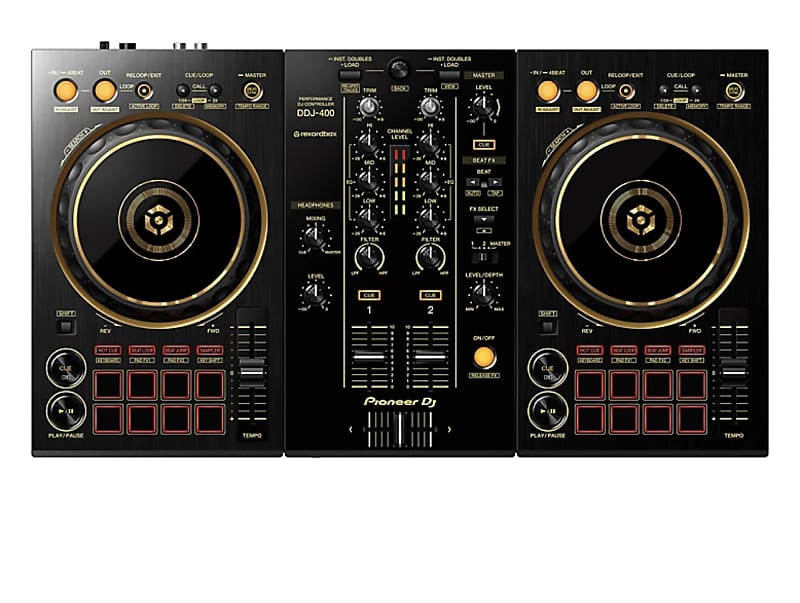 Pioneer DJ DDJ-REV1-N Serato Performance DJ Controller in Limited-Edition  Gold