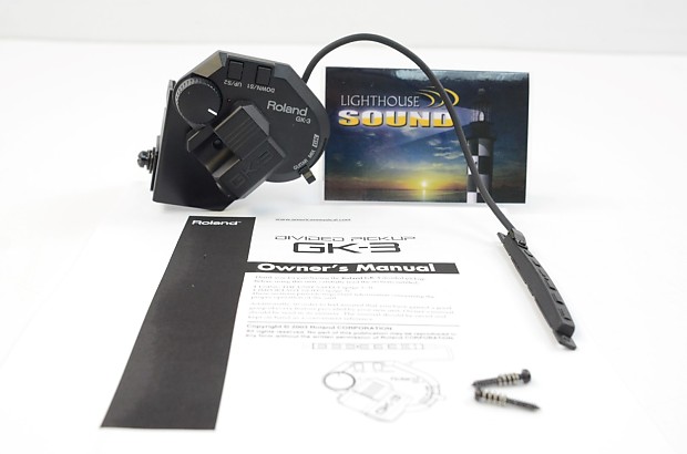 Roland GK-3 Divided Pickup for Guitar with Manual