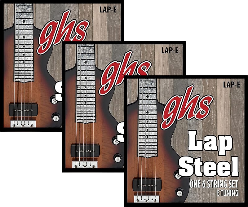 GHS Strings 3 Sets LAPE Lap Steel Strings (E Tuning) Reverb