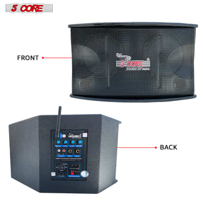 5 Core Voice Amplifier 200W Active Portable PA Speaker System w Wireless Lavalier Microphone • Personal Active PA System w EQ Control • AUX • 2 Mic Input for Teaching Conference Meeting- 5C APS image 2