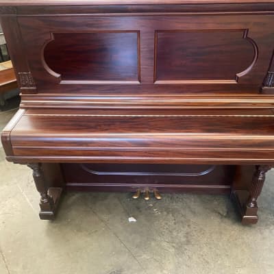Steinway & Sons upright grand piano 56'' image 1