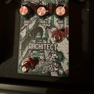 Matthews Effects The Architect Foundational Overdrive/Boost V3 2019 - Green Graphic for sale