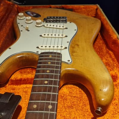 1963 Fender Stratocaster flame neck ARTIST owned by Merseybeat band The Searchers vintage 60s USA Strat image 14