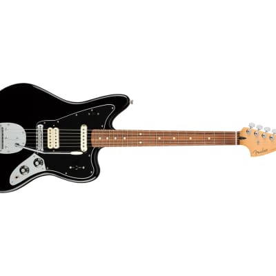 Used Fender Player Jaguar - Black w/ Pau Ferro FB image 11