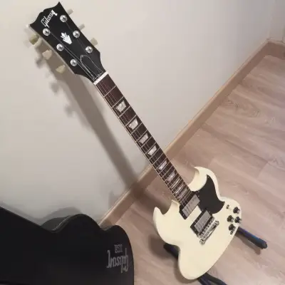 2010 Gibson 61' SG Reissue Vintage White image 2