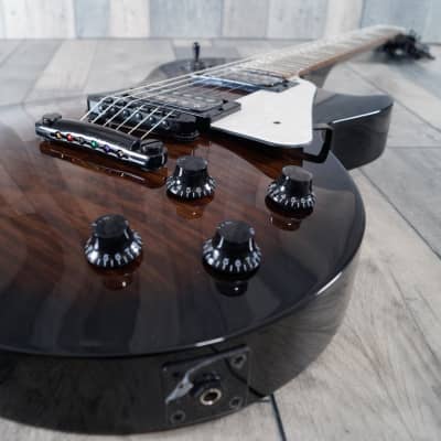 Burny RLG-55 JP Electric Guitar, Trans Blackburst image 8