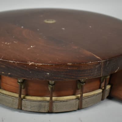 c. 1920's 4-String Tenor Banjo Natural NEEDS WORK image 14