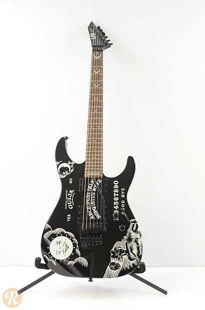 ESP LTD KH-2 Kirk Hammett Ouija Signature Black | Reverb