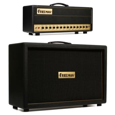 Friedman BE-50 Deluxe 3-channel 50-watt Tube Head with 120-watt 2x12 Cabinet