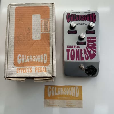 Colorsound Sola Sound Tone Bender MKIII Vintage Fuzz 1974 Silver