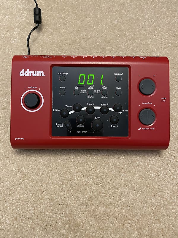 ddrum DD1 Electronic Drum Module Reverb