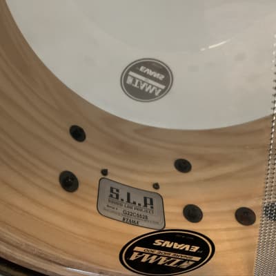 Tama S.L.P. Limited Edition G-Hickory 6.5×14 Snare Drum Gloss Natural Elm image 6