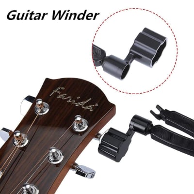 3 in 1 Guitar String Winder & Cutter, Pin Puller - Multifunctional