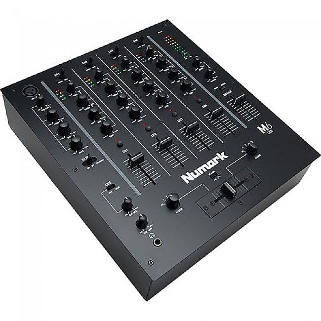 Numark M6 USB 4-Channel USB DJ Mixer (Black) image 1