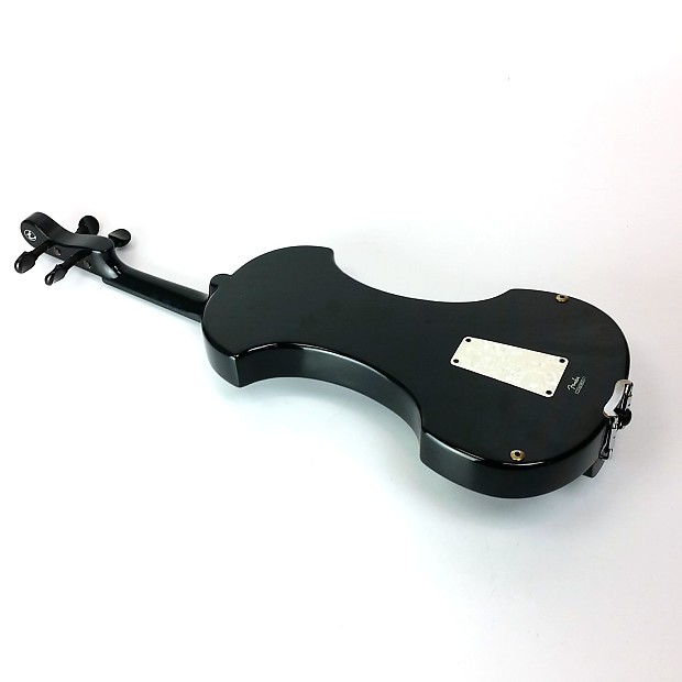 Fender FV-1 Electric Violin Black w/ Case, Shoulder Rest