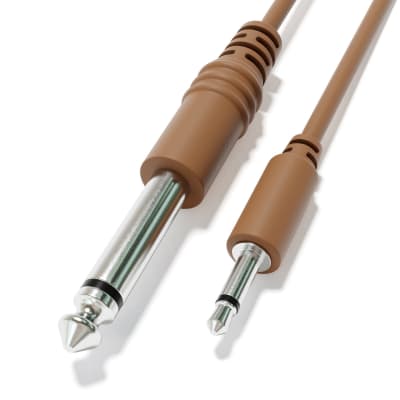 ExcelValley [12-Pack | 200 cm - 78.74"] Mono Patch Cables - TS 3.5mm 1/8" to 6.35mm 1/4" Eurorack Synth CV Gate image 3