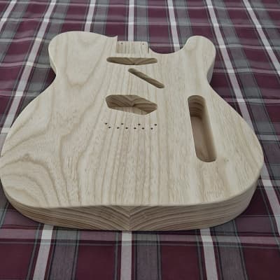 Woodtech Routing - 2 pc Swamp Ash - Arm & Belly Cut - Telecaster Body - Unfinished image 3