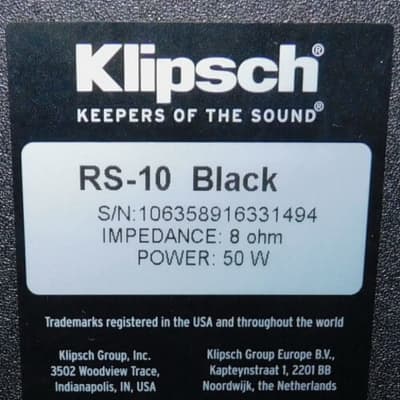 Klipsch rs10 hot sale