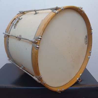 Ludwig Marching Snare - Wood Hoops - 10x14 - 1968 - Keystone Badge - Single Tension - White image 11