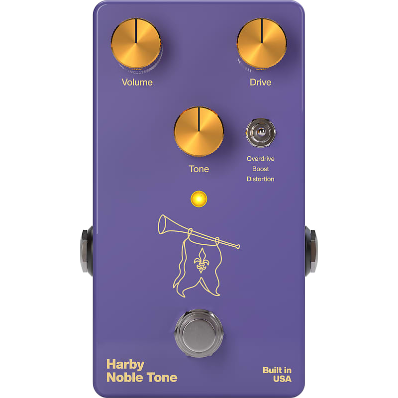 Harby Pedals Noble Tone Overdrive / Boost / Distortion Guitar Pedal image 1