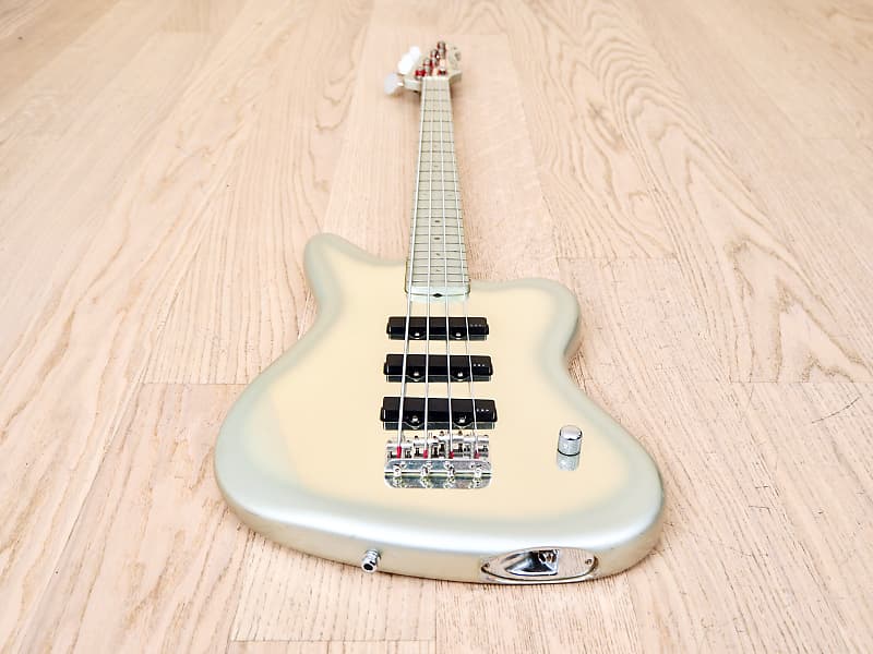 Edwards by ESP HEJ-100 Jaguar Kuroyume Hitoki Signature Silver Bass Guitar  Japan