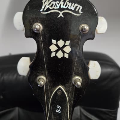 Washburn B9 Americana Series 5-String Banjo 2010s - Natural Used image 3