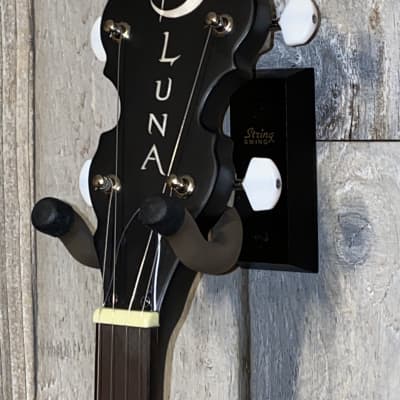 2021 Luna  Celtic 5 String Banjo  Natural Satin Finish, Help Support Brick & Mortar Music Shops ! image 8