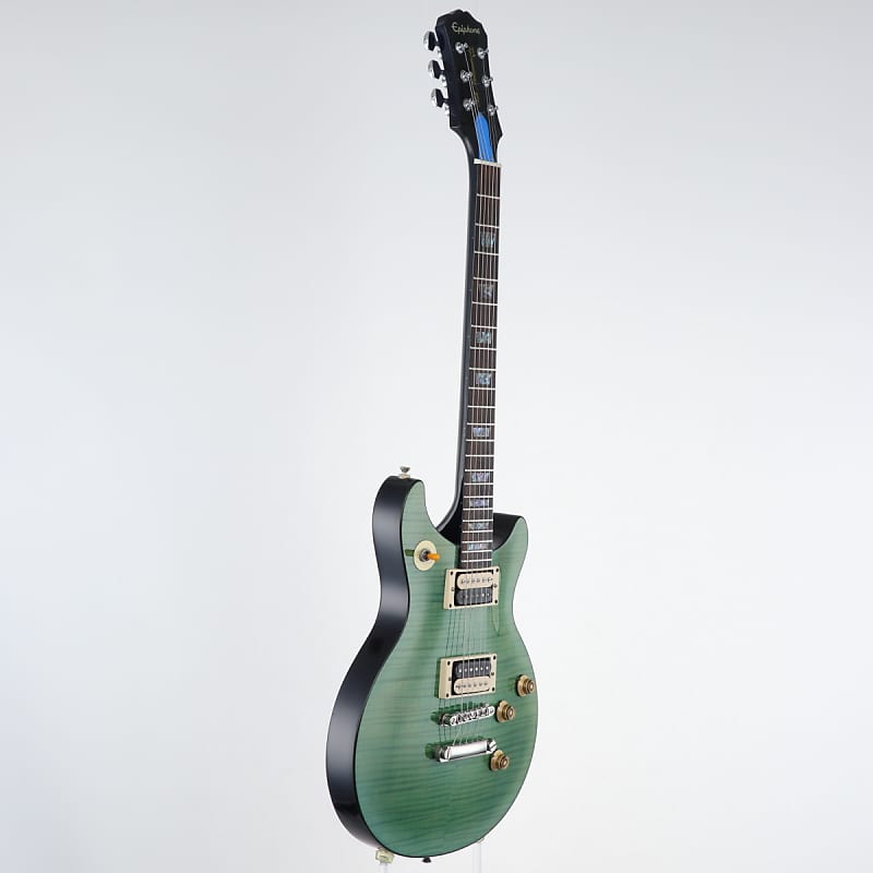 期間限定セール DC Matsumoto Tak Epiphone Std [SN Blue Aqua Top Plus ギター