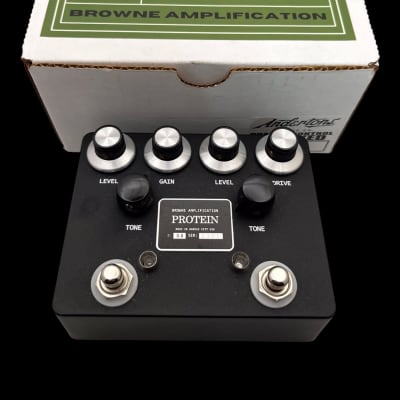 Reverb.com listing, price, conditions, and images for browne-amplification-protein-dual-overdrive