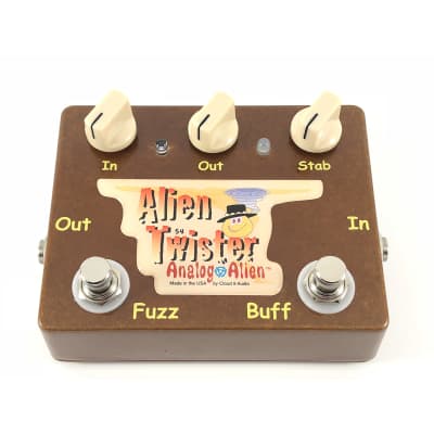Analog Alien Twister Fuzz / Buffer Guitar Effects Pedal image 7