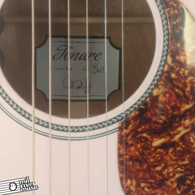 Paul Reed Smith PRS Ltd Ed SE P20E Tonare Parlor Acoustic Electric Guitar Pink image 4