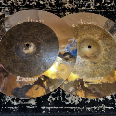 (MINT) Aisen 15" Legend Hi-Hat Cymbals (Pair) image 1