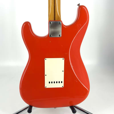 1991 Fender Squier Hank Marvin Japan Stratocaster – Fiesta Red image 7