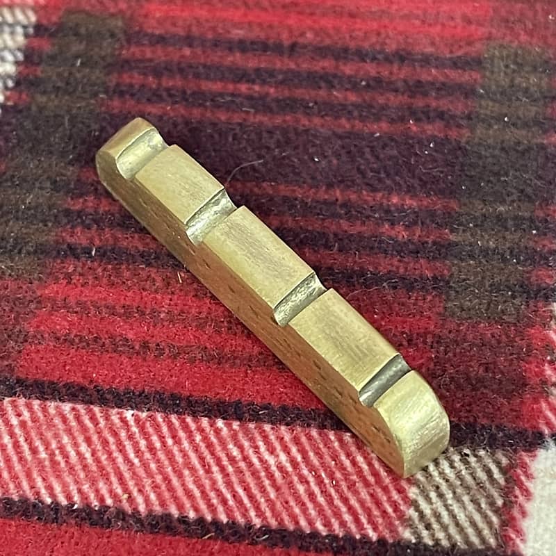 Used 1970's Brass Bass Guitar Replacement Nut Fender Reverb