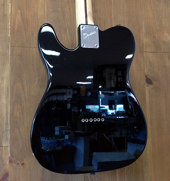 2003 Fender Squier Telecaster Custom HH - Gloss Black | Reverb