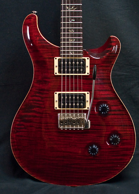 PRS 2008 Custom 24 Black Cherry 1-Piece 10-Top Guitar - Used