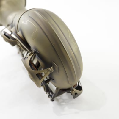 Antigua Winds Model TS4248AQ 'Powerbell' Tenor Saxophone in Antique Brass BRAND NEW image 6