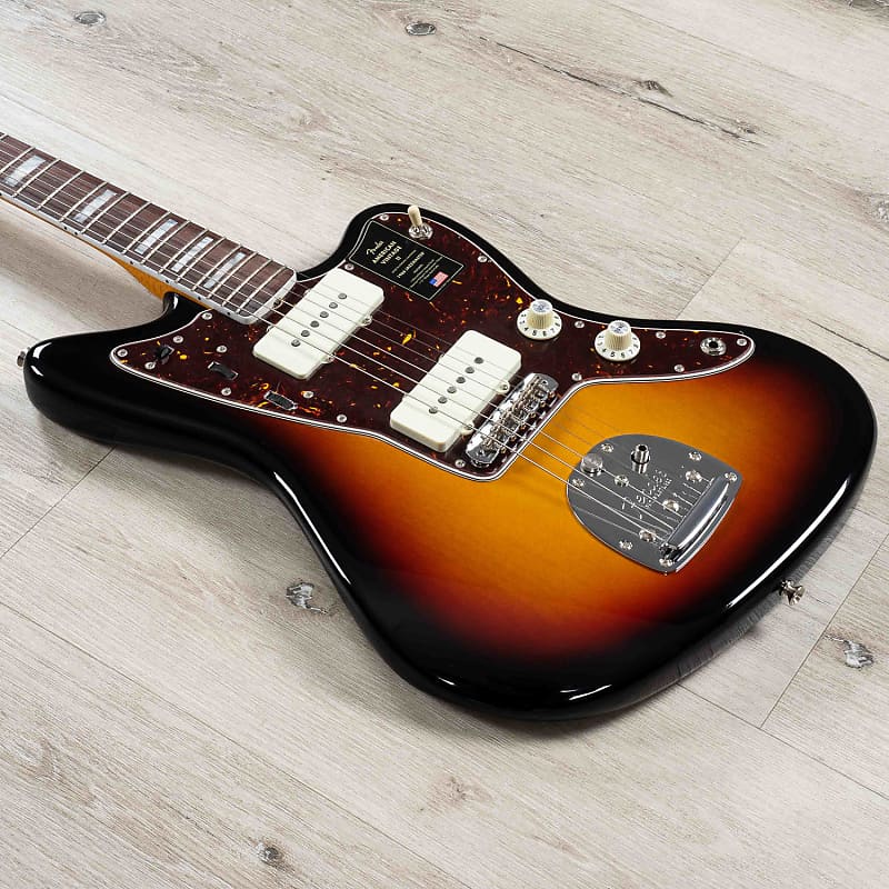 Fender American Vintage II 1966 Jazzmaster Guitar, Rosewood, 3-Color  Sunburst