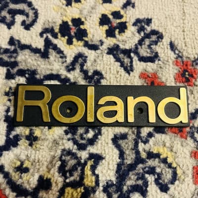 Roland Logo Plate w/ Mounting Screws image 1