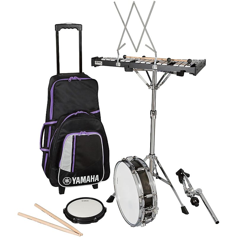 Yamaha Student Combination Percussion Kit with Rolling Case Reverb