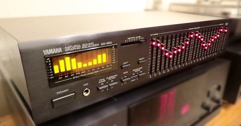 Yamaha EQ-550 10-Band Graphic Equalizer with Spectrum | Reverb