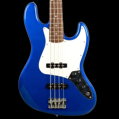 Squier Affinity Jazz Bass - Metallic blue | Reverb